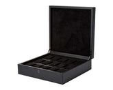 Wolf British Racing 15 Piece Watch Box Black - Dracakis Jewellers